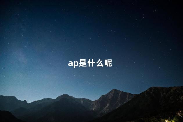 ap是什么呢