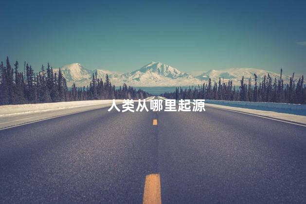 人类从哪里起源,人类起源的三种说法