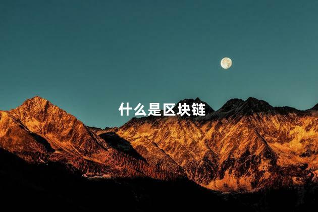 什么是区块链，区块链是什么意思