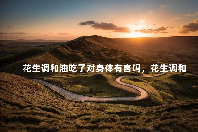 花生调和油吃了对身体有害吗，花生调和油吃了对身体好吗